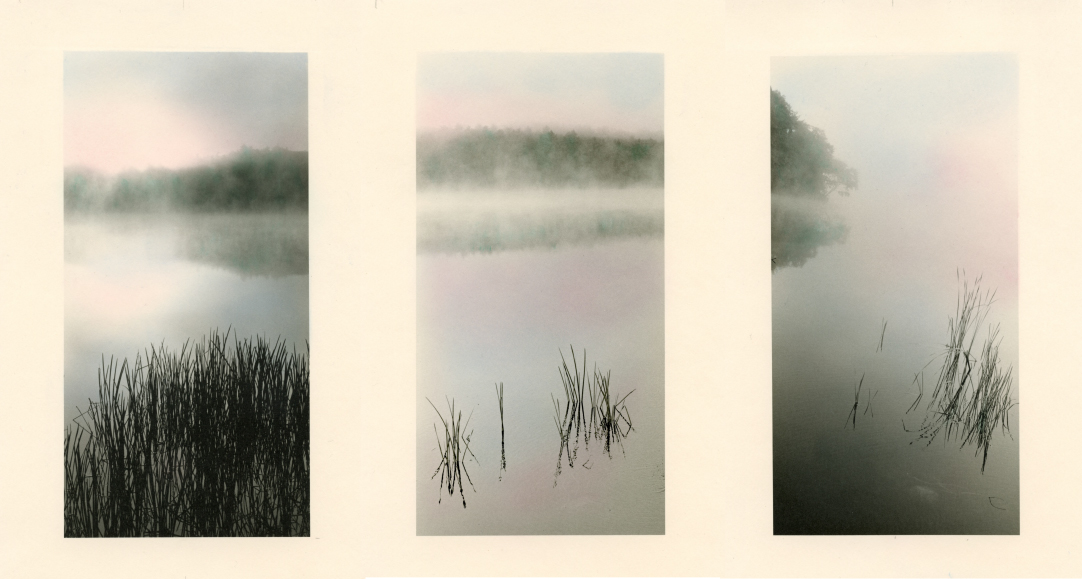 Misty Lake Triptych